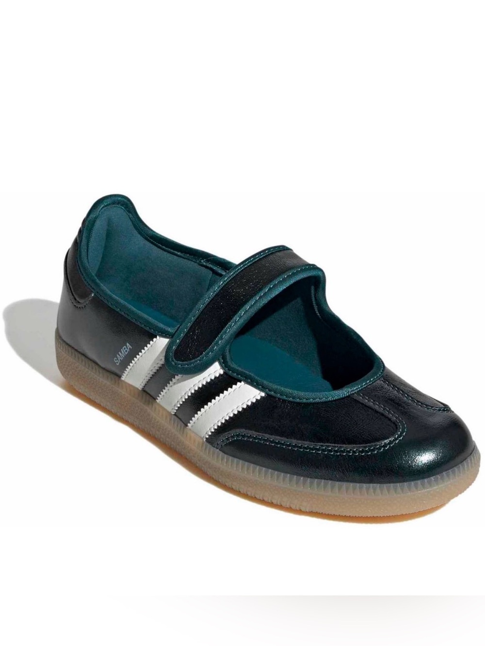 adidas Samba Mary Jane Metallic Green, NIB Size Women's 11